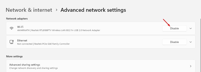 Wifi verbonden maar geen internet: nu 4 stappen ⚠️✅ 22 Knop om de WiFi-netwerkadapter uit te schakelen
