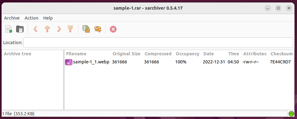 Komprimierte Dateimanager unter Linux: Jetzt kein Wine mehr! ✅ 15 Xarchiver auf Ubuntu, leichtgewichtiger komprimierter Dateimanager.