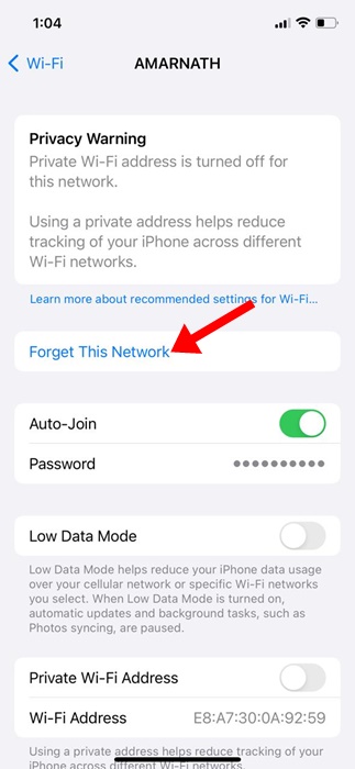 iPhone Wi-Fi'ye bağlanmıyor mu? 2 dakikalık çözüm 🔧 23 WiFi ağını unuttum onayını onaylayın