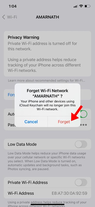 iPhone Wi-Fi'ye bağlanmıyor mu? 2 dakikalık çözüm 🔧 24 iPhone'da Unutulan Wi-Fi Ağı