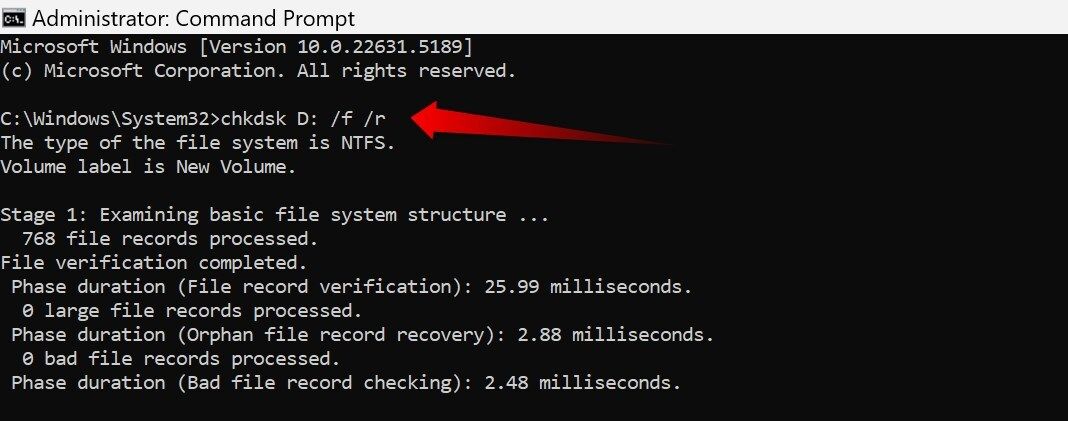 コマンド プロンプト: 恐れることなく、数秒でエラーを修正します。 🚀💻 12 コマンドプロンプトからハードドライブのエラーをチェックするために、チェックディスクコマンドを実行します。