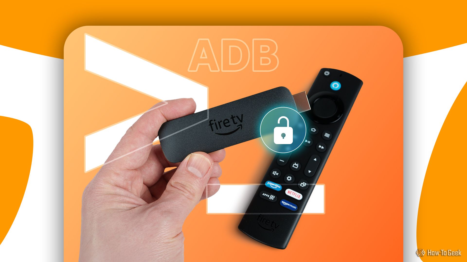 Amazon Fire TV: เข้าถึงบรรทัดคำสั่งและควบคุมทุกสิ่งทุกอย่าง! 🔥🖥️ 14 มือถือ Fire TV Stick พร้อมรีโมตคอนโทรลและข้อความ ADB พร้อมสัญลักษณ์ล็อคเปิดเพื่อปลดล็อค