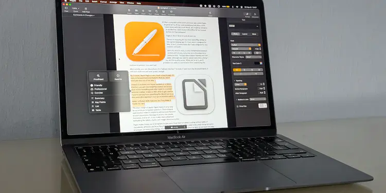 Apple Pages vs LibreOffice Writer