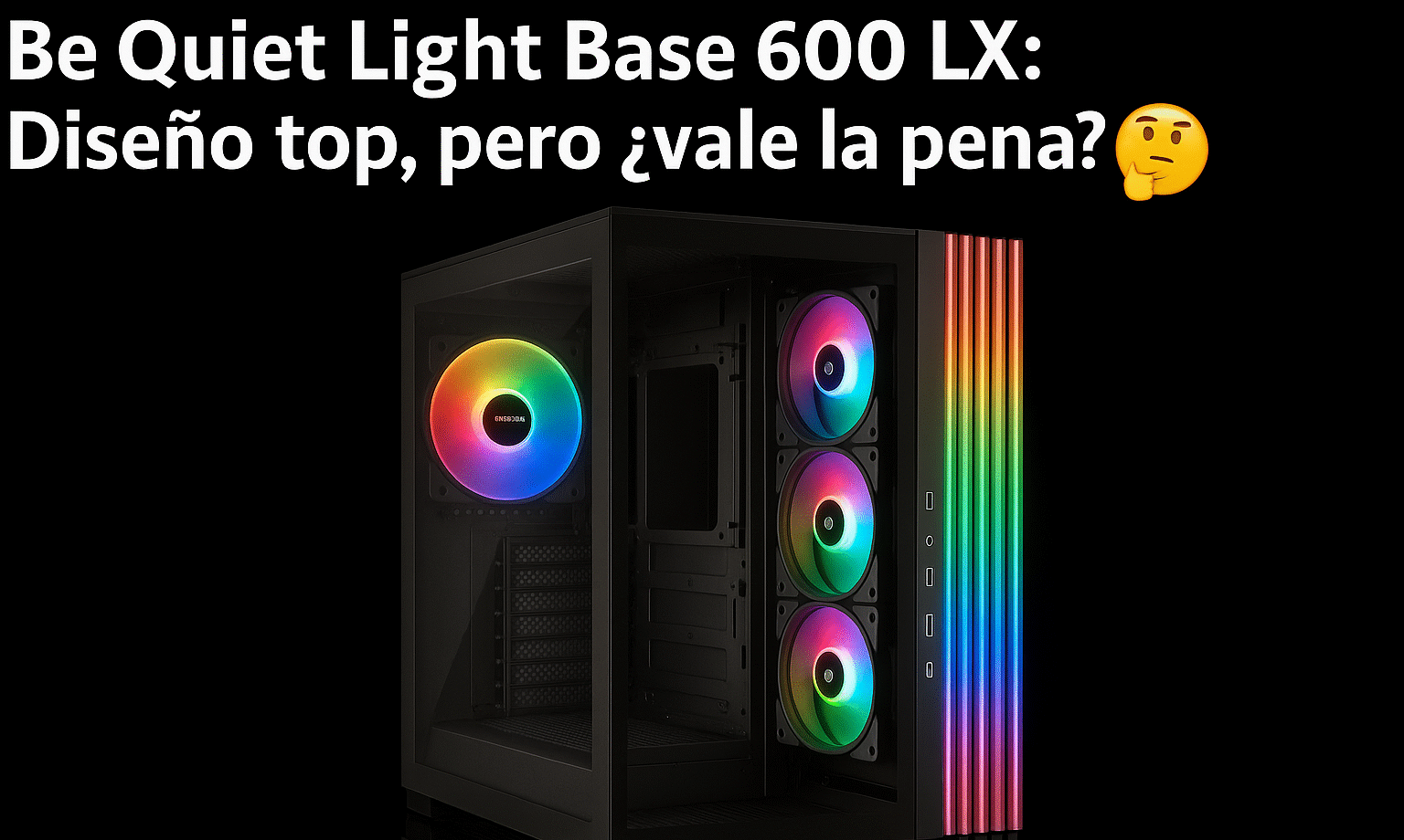 Be Quiet Light Base 600 LX 상단 디자인은 훌륭하지만, 그만한 가치가 있을까요?