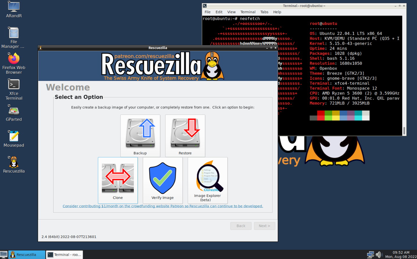 Rescuezilla: Kloon en herstel schijven eenvoudig en gratis vandaag 💾🚀 3 Reddingzilla