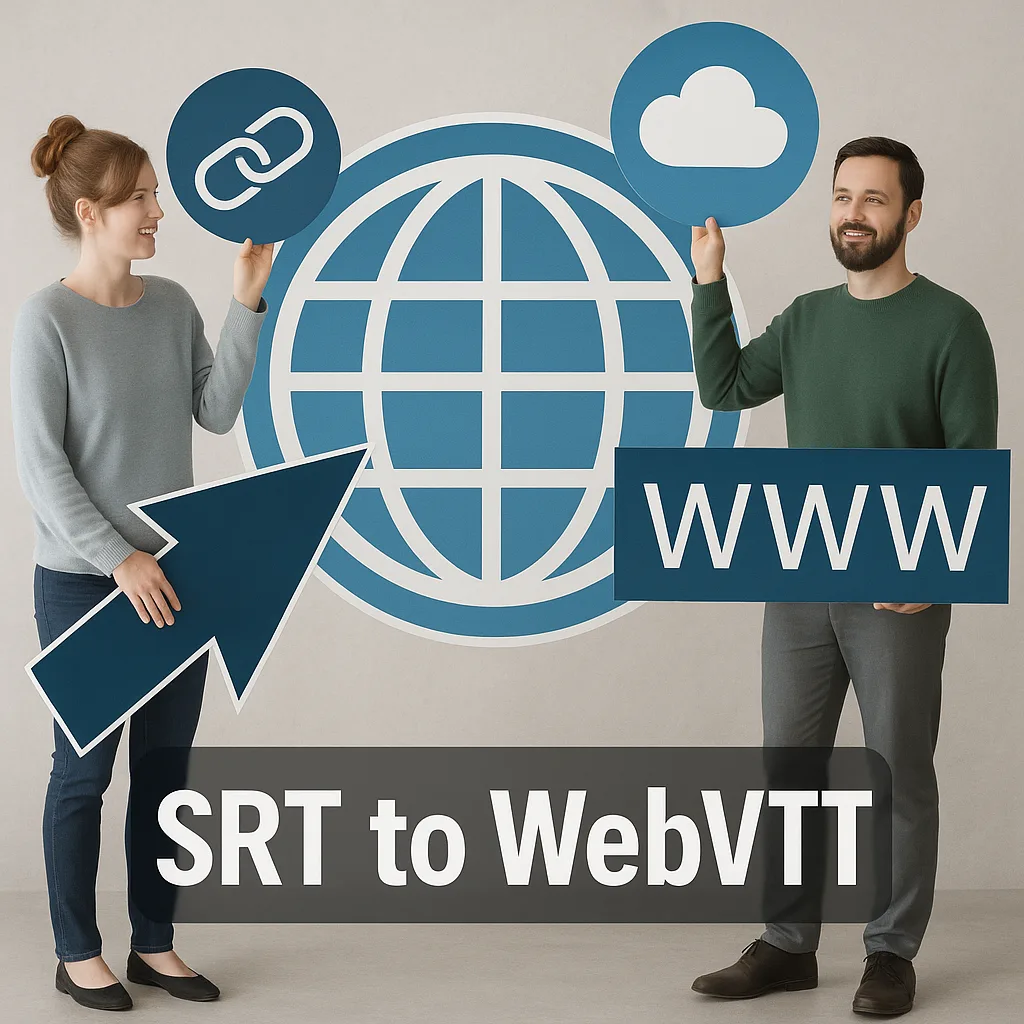 SRT'yi WebVTT'ye dönüştürmek için ücretsiz araçlar