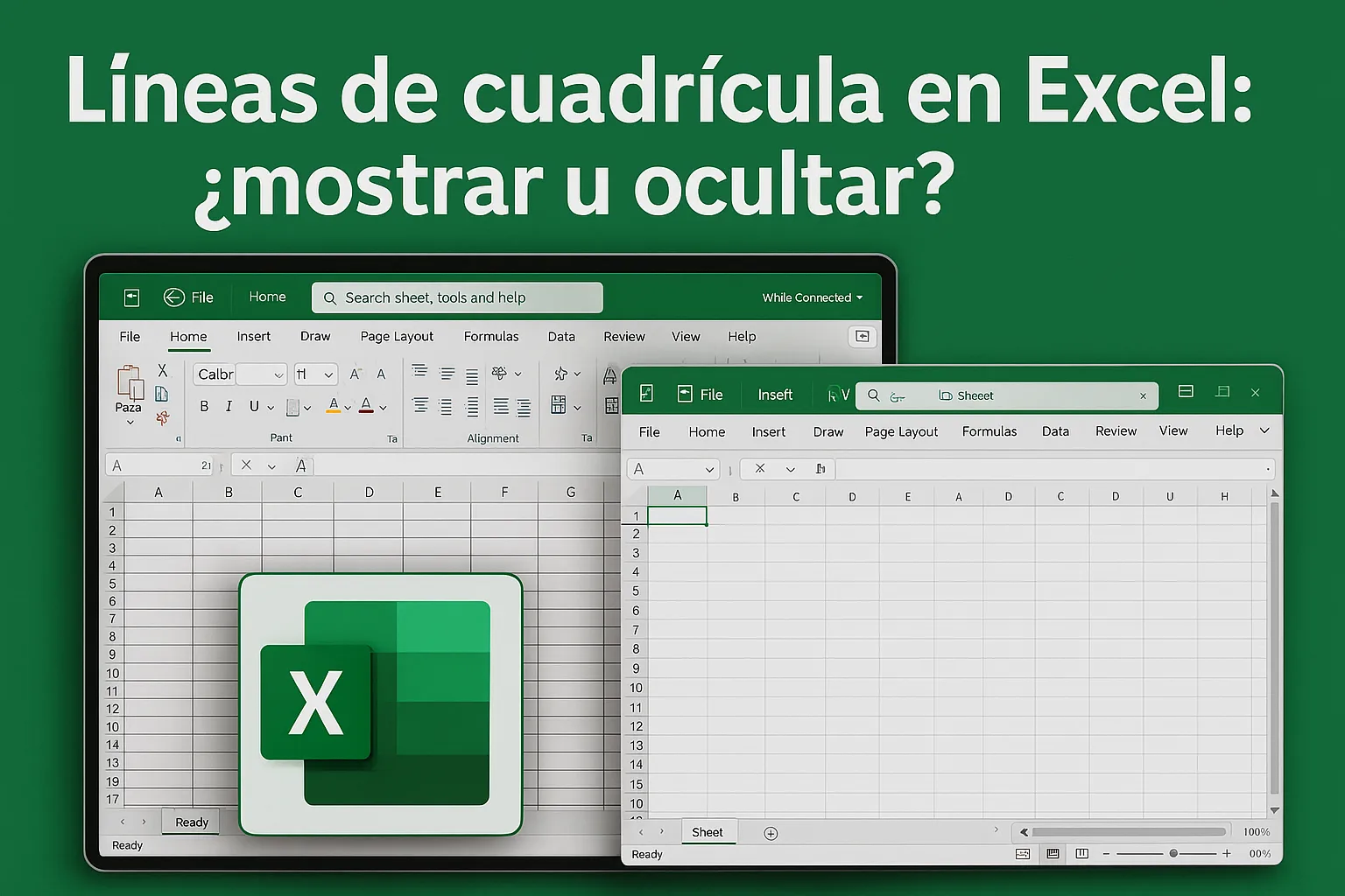 Griglia in Excel: mostrare o nascondere? Scopri perché! 👀✨ 6 Linee della griglia in Excel: mostra o nascondi