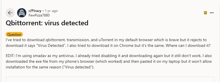 Virus Detectado