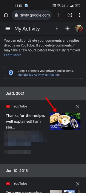 YouTubeでコメント履歴を確認する方法:今すぐ削除✂️ 26 解説用のモバイル動画サムネイル