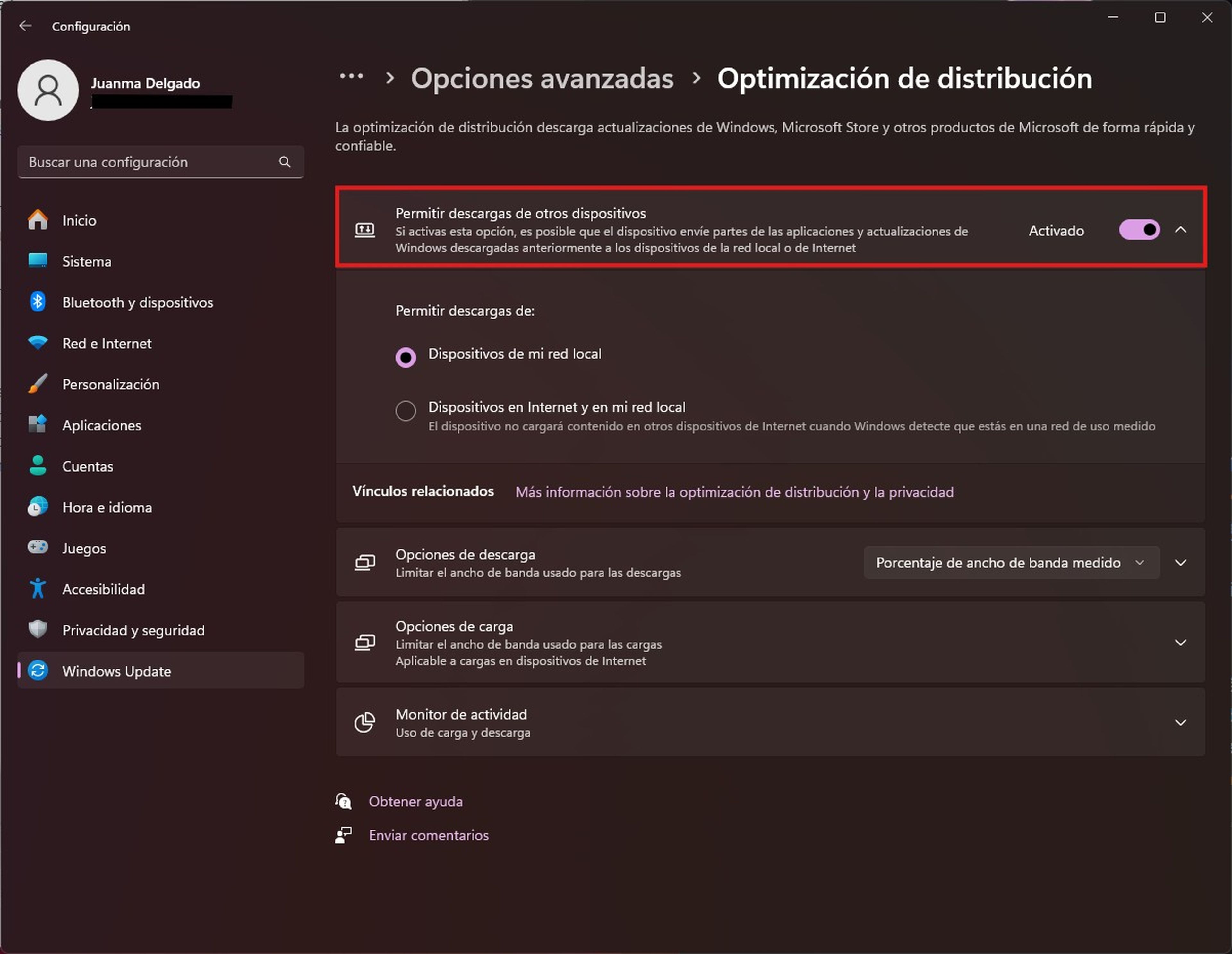 Servicios Windows 11: Acelera tu PC en 2 min ✅🔥 7 Configuración de Optimización de distribución en Windows 11