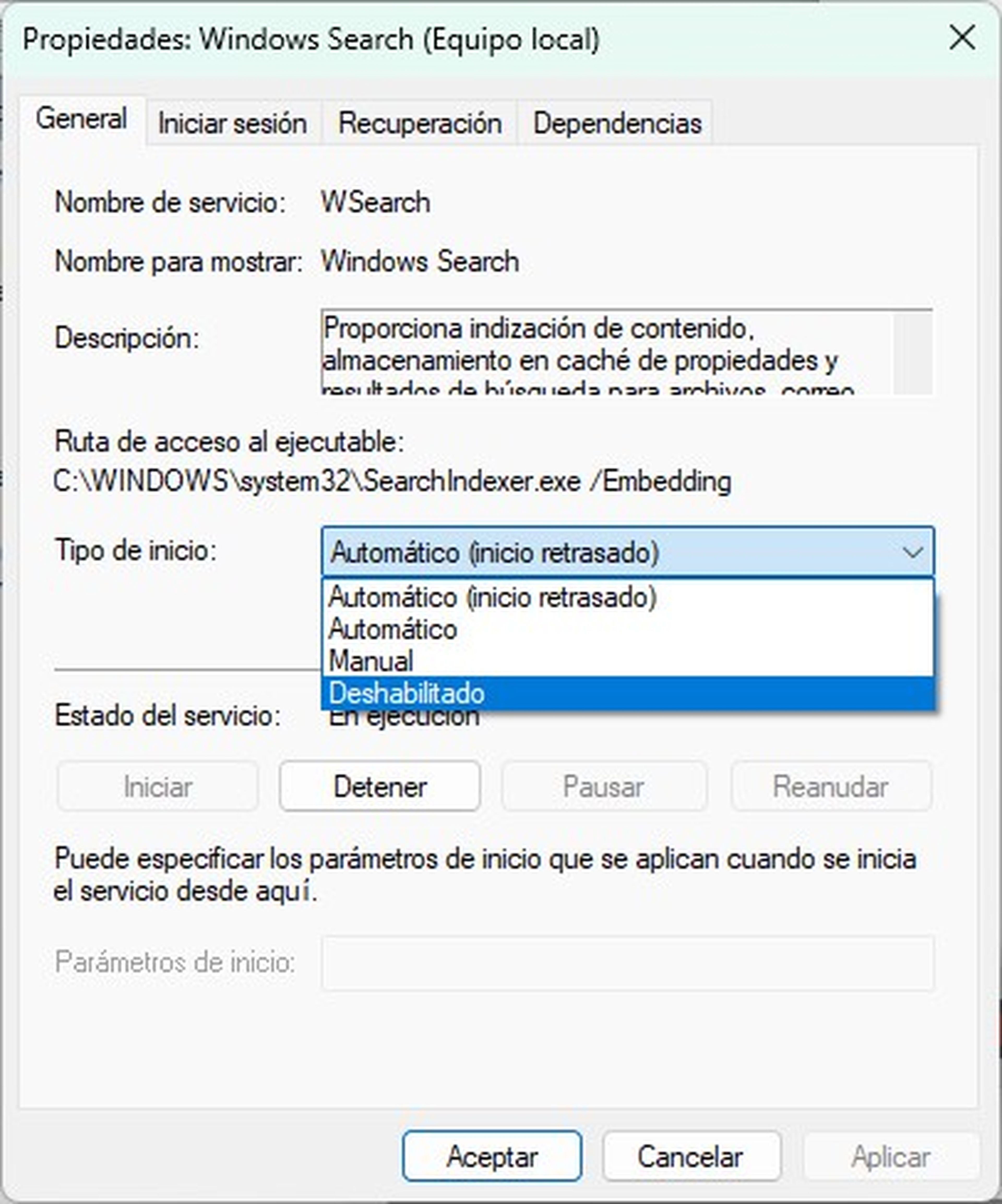 Servicios Windows 11: Acelera tu PC en 2 min ✅🔥 9 Panel de configuración para desactivar Windows Search en servicios