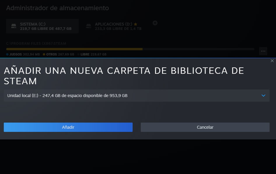 Steam Game Transfer: Move Everything to SSD Without Reinstalling! 🚀 10 Add a new Steam library folder to an external drive
