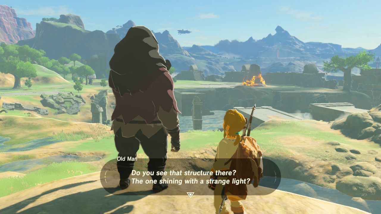 Collega i dialoghi con l'Antico in The Legend of Zelda: Breath of the Wild