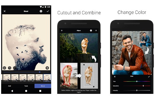 Androidの背景を簡単に削除:AIマジック🚀60 LightX editor para fondos, collages y efectos creativos