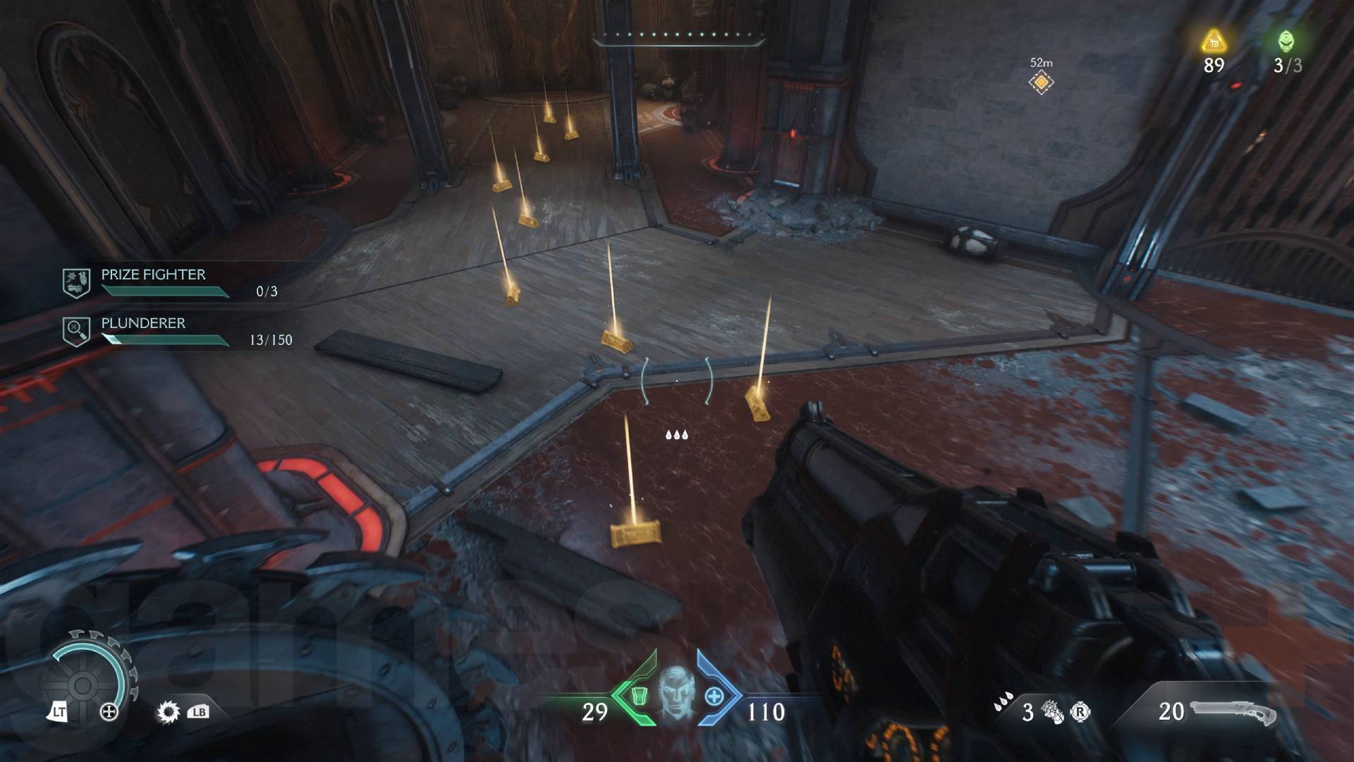 Upgrade weapons and shields 🛡️ Secret tricks in Doom The Dark Ages 😱 13 Gold bars needed for upgrades in Doom The Dark Ages on the ground