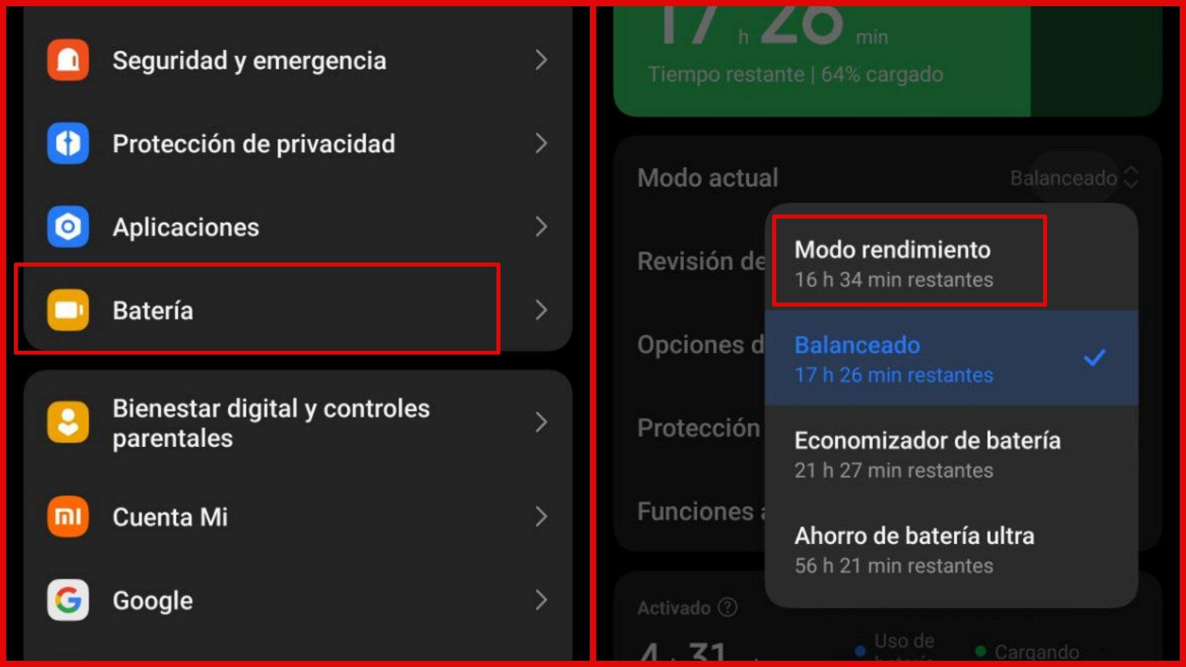 遅いスマートフォン:これらの3つのオプションをオフにして飛行しましょう🚀11 Androidのパフォーマンスモード選択画面