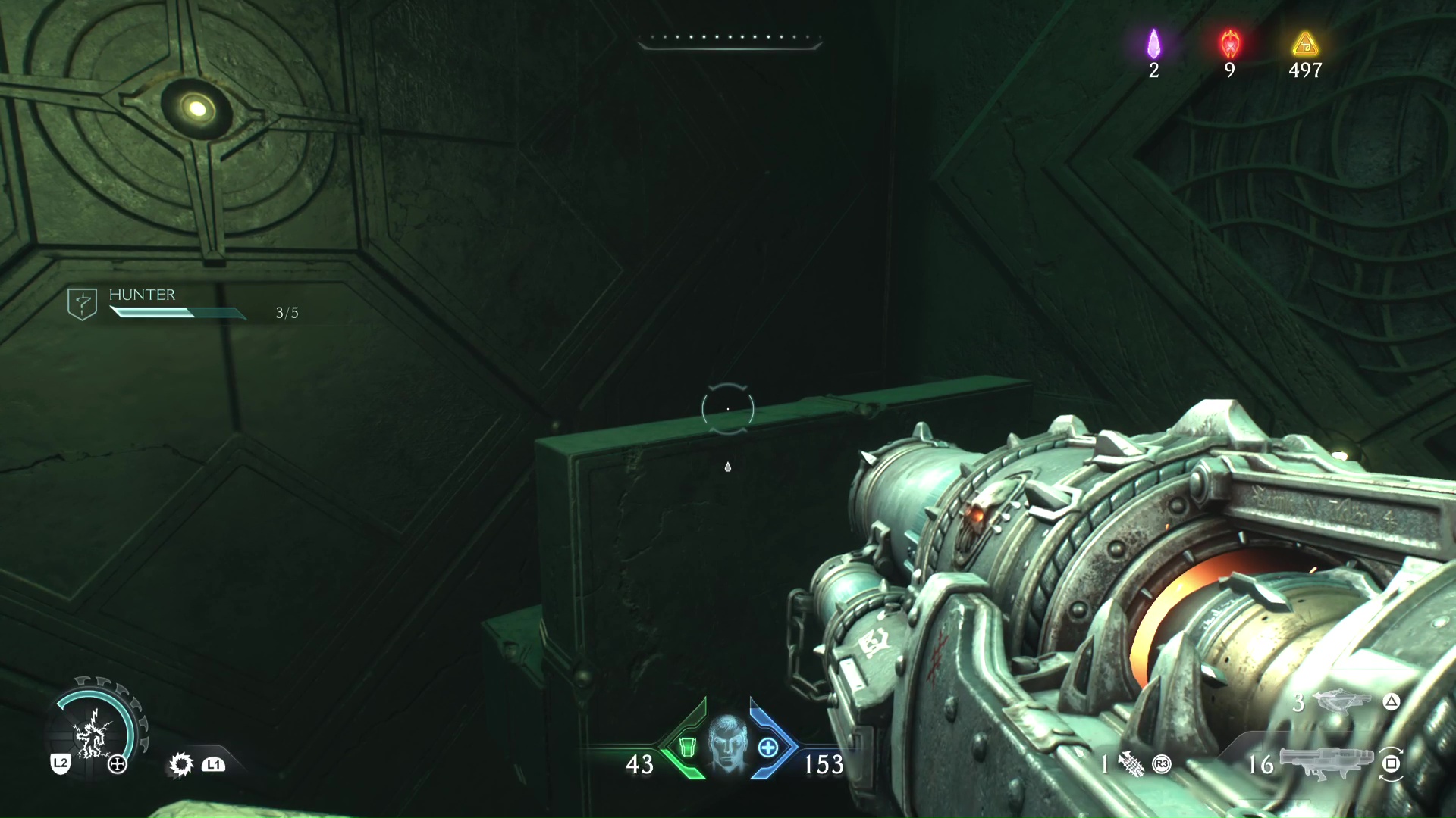 《毁灭战士》旋转房间轻松获取黄金:隐藏技巧⚡6 《毁灭战士:黑暗时代》旋转水屋中长L形平台的细节