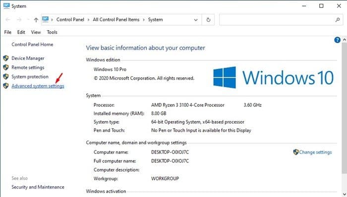Renommer mon PC : fait en 10 secondes, adieu les noms bizarres 🔥 64 Sélectionnez Paramètres système avancés