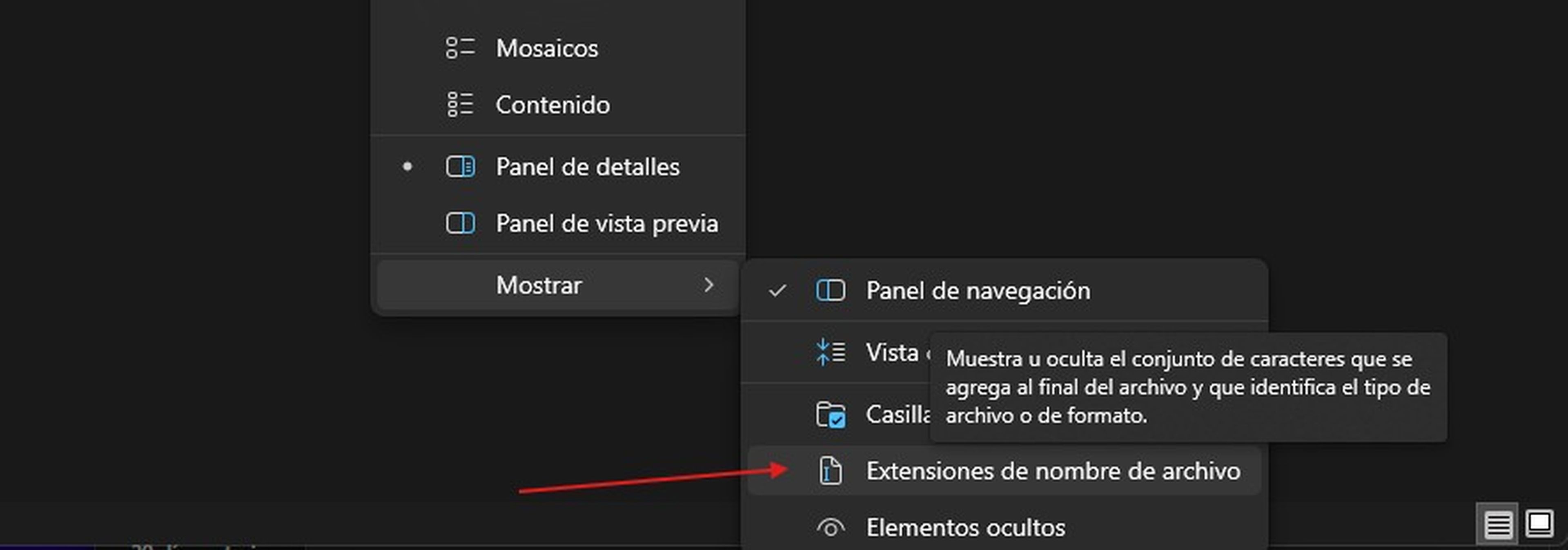 Funciones ocultas en Windows que debes activar ¡ahora! 🔥🔒 Mejora tu productividad 11 Visualización de extensiones de archivo en Windows para detectar riesgos