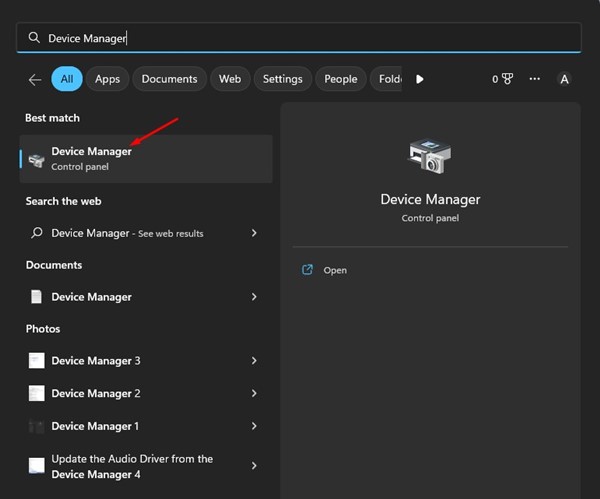 Visualizzazione Gestione dispositivi che mostra le schede video