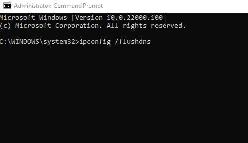 Comando ipconfig /flushdns
