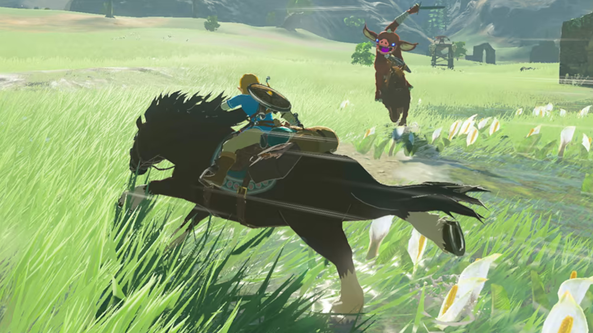 Breath of the Wild: la rivoluzione che ha cambiato i mondi aperti 🚀🎮 8 Screenshot da The Legend of Zelda: Breath of the Wild che mostra lo scenario immersivo di Hyrule