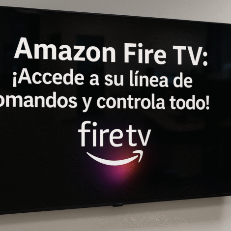 Amazon Fire TV ¡Accede a su línea de comandos y controla todo!