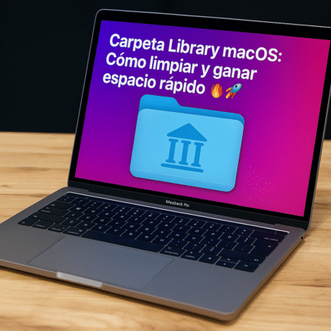 Carpeta Library macOS Cómo limpiar y ganar espacio rápido