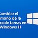 كيفية تغيير حجم شريط المهام في ويندوز 11 🖥️ طريقتان يجب عليك تجربتهما الآن 8 Cómo cambiar el tamaño de la barra de tareas en Windows 11