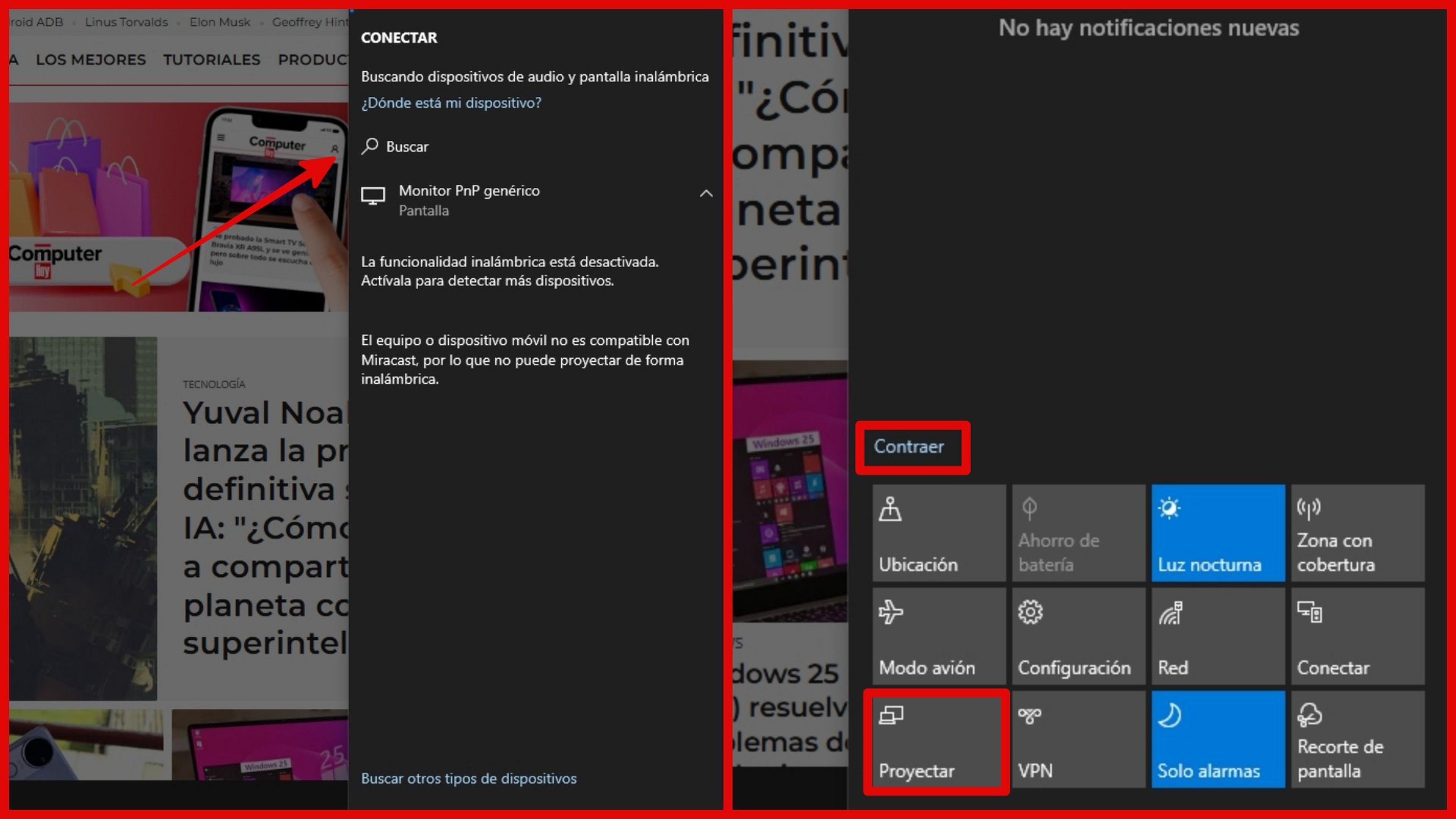 Connecting a PC to a Smart TV: Goodbye HDMI! Quick Tip ⚡ 4 Wireless connection from PC to Smart TV for screen streaming