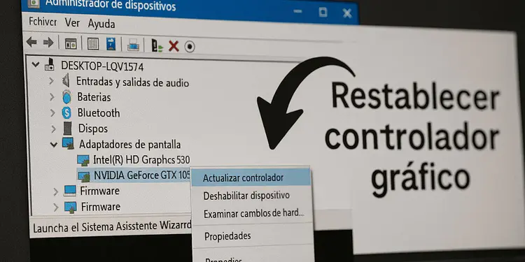 Cómo restablecer el controlador gráfico en Windows 11