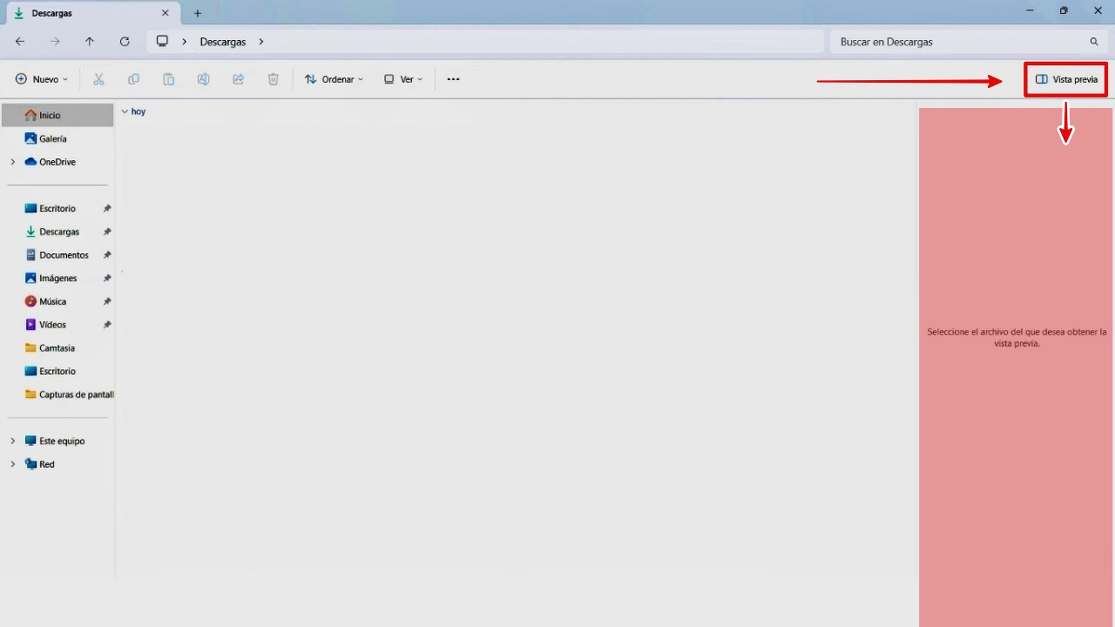 Vista previa Windows 11: QuickLook estilo Mac con Espacio ⏱️ 6 Vista previa nativa en Windows 11 mostrando un documento seleccionado