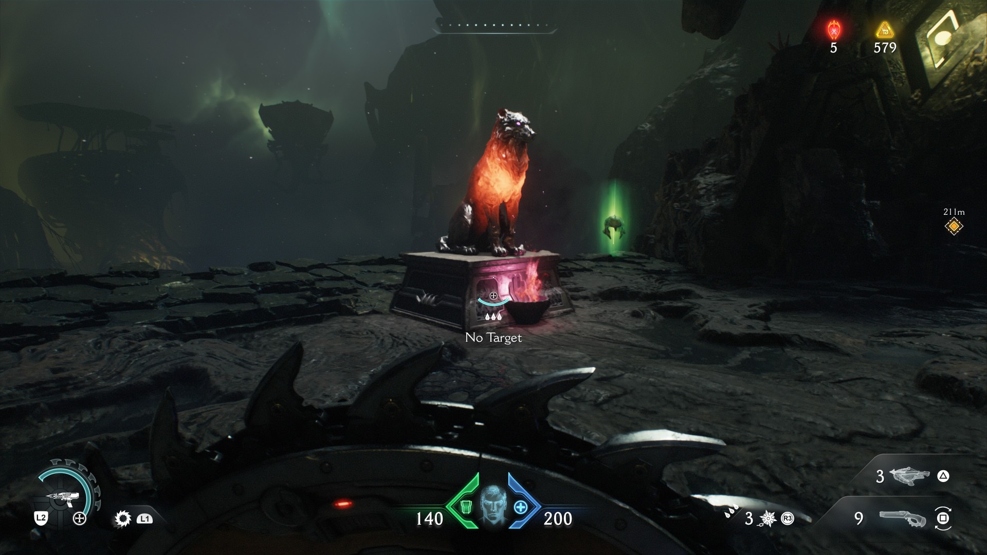 Karte mit den Standorten der Wolfsstatuen in Doom: The Dark Ages