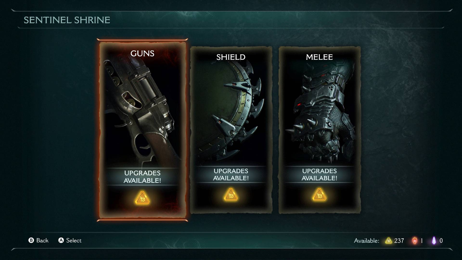 Upgrade weapons and shields 🛡️ Secret tricks in Doom The Dark Ages 😱 12 Doom The Dark Ages Sentinel Sanctuary Upgrade Menu for Weapons and Shield