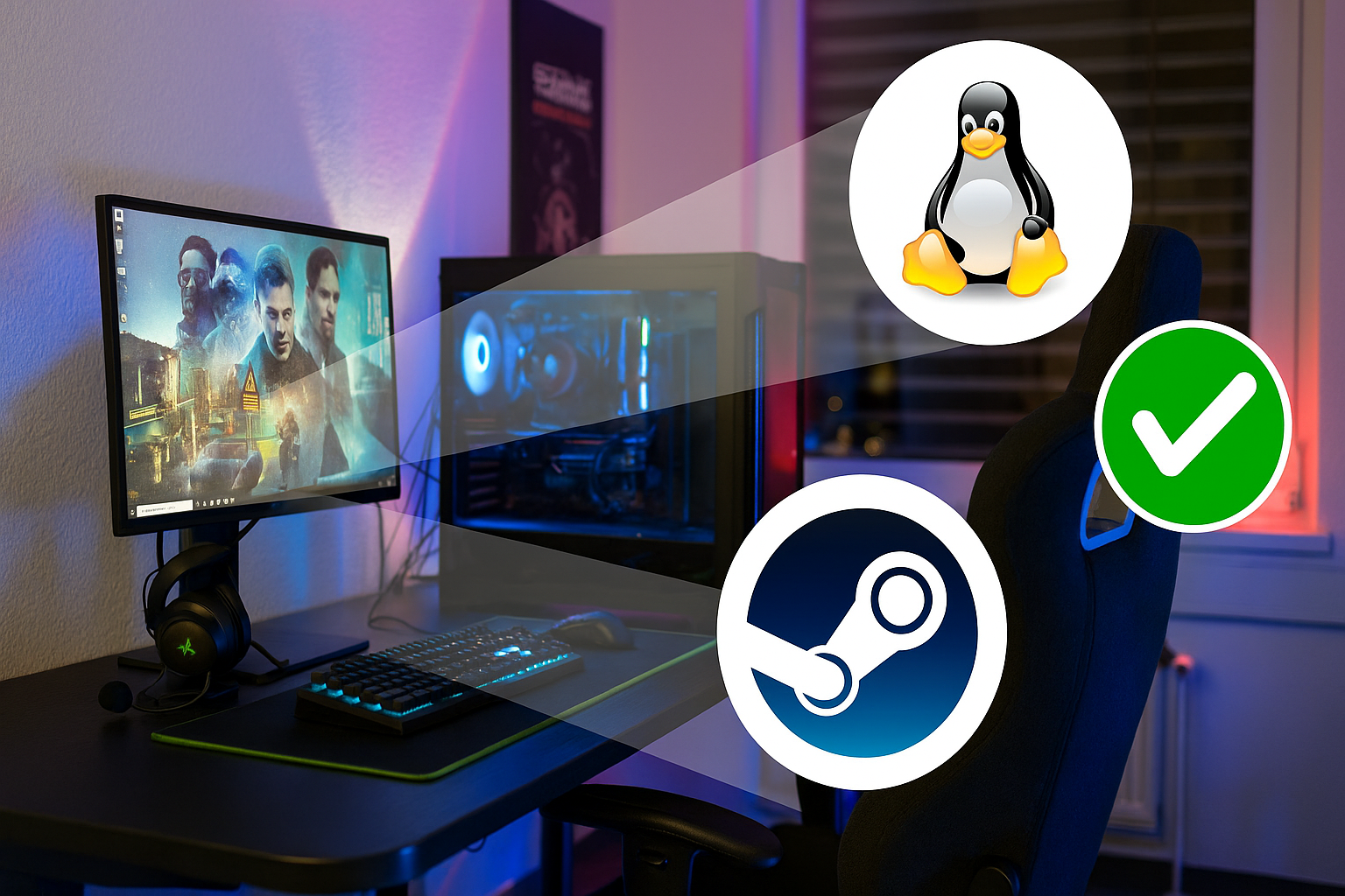 Linux gaming 🚀 ¡Ejecuta el 80% de juegos Steam sin problemas!