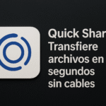 Partage rapide Transférez des fichiers en quelques secondes sans fil