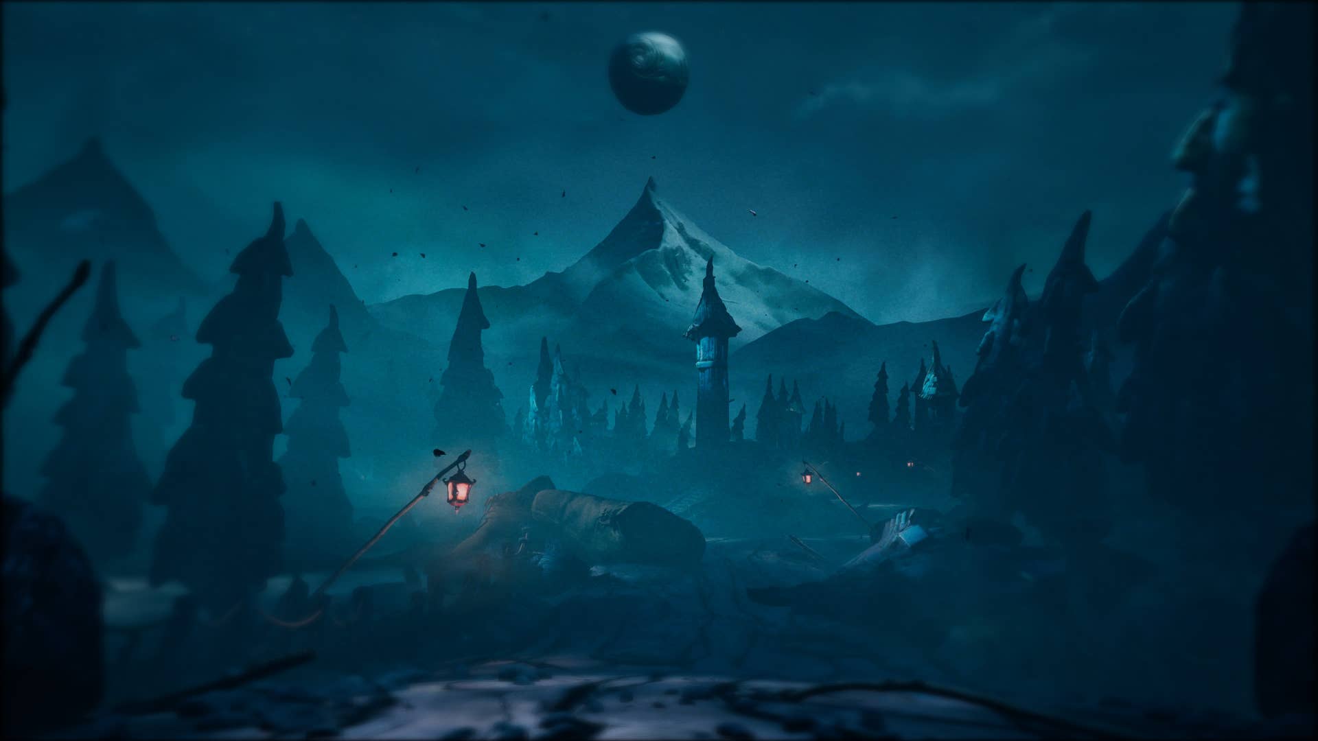 The Midnight Walk การเดินทางอันมืดมิดที่ทุกคนอยากสัมผัส 🔥 7 ภูมิประเทศอันมืดมิดและเศร้าโศกพร้อมยอดแหลมอันไกลโพ้นใต้แสงจันทร์อันสว่างไสว