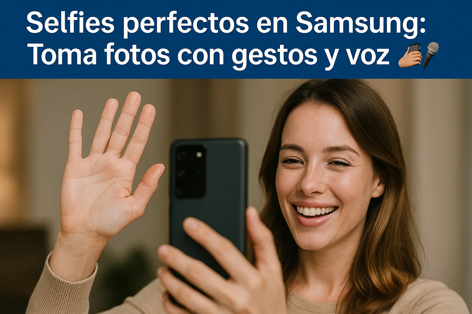Selfies perfectos en Samsung: Descubre cómo sin tocar tu cel 📱✨ 7 Selfies perfectos en Samsung ¡Toma fotos con gestos y voz! 🤳🎤