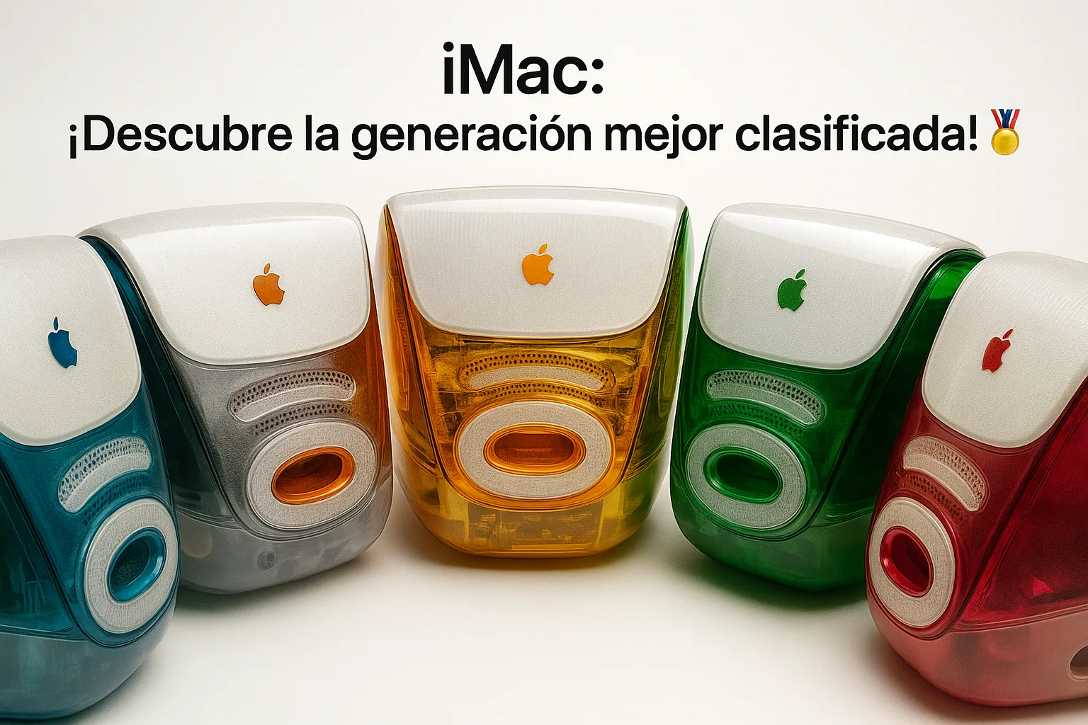 Créez une version de cette image, ultra réaliste avec une qualité maximale et des textures au format horizontal en utilisant ce titre iMac. Découvrez la génération la mieux classée ! 🥇