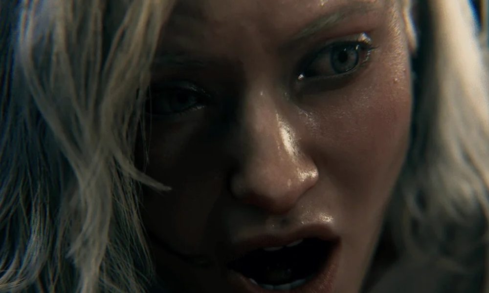 PC-krav för Resident Evil Requiem, nivå upp 🚀 3 Krav för Resident Evil Requiem - Närbild på en skräckslagen kvinnlig karaktär i Resident Evil Requiem för PC, högkvalitativ reklambild som illustrerar kraven och grafiken för skräckspelet.