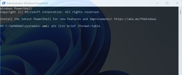 Windows 11-uppdateringar: Det dolda sättet som ingen använder 😱 76 Lista över uppdateringar installerade med WMIC
