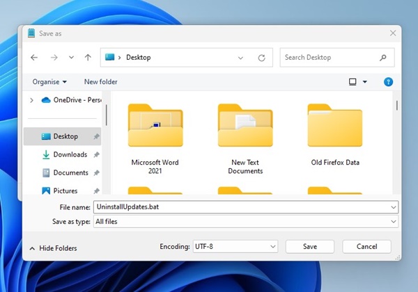 Windows 11-uppdateringar: Det dolda sättet som ingen använder 😱 108 .bat-tillägget för batchfil