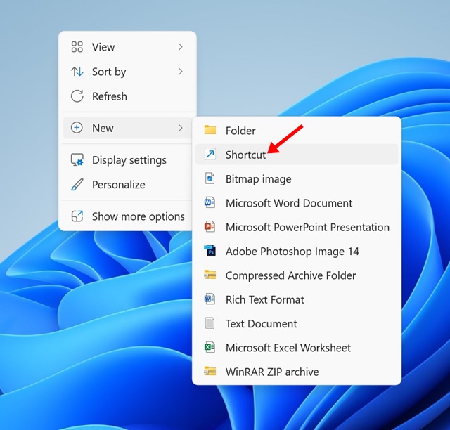 Utwórz nowy skrót w systemie Windows
