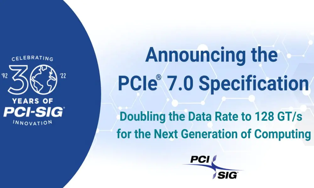 ¿Tiene sentido apostar por PCIe 7.0 hoy? Impacto real y escenarios 3 ¿Tiene sentido apostar por PCIe 7.0 hoy? - PCI-SIG anuncia las especificaciones finales de PCIe 7.0, destacando el nuevo estándar PCI Express con velocidad de hasta 128 GT/s para la próxima generación de computación.