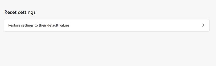Confirmar restauración de configuración predeterminada en Edge