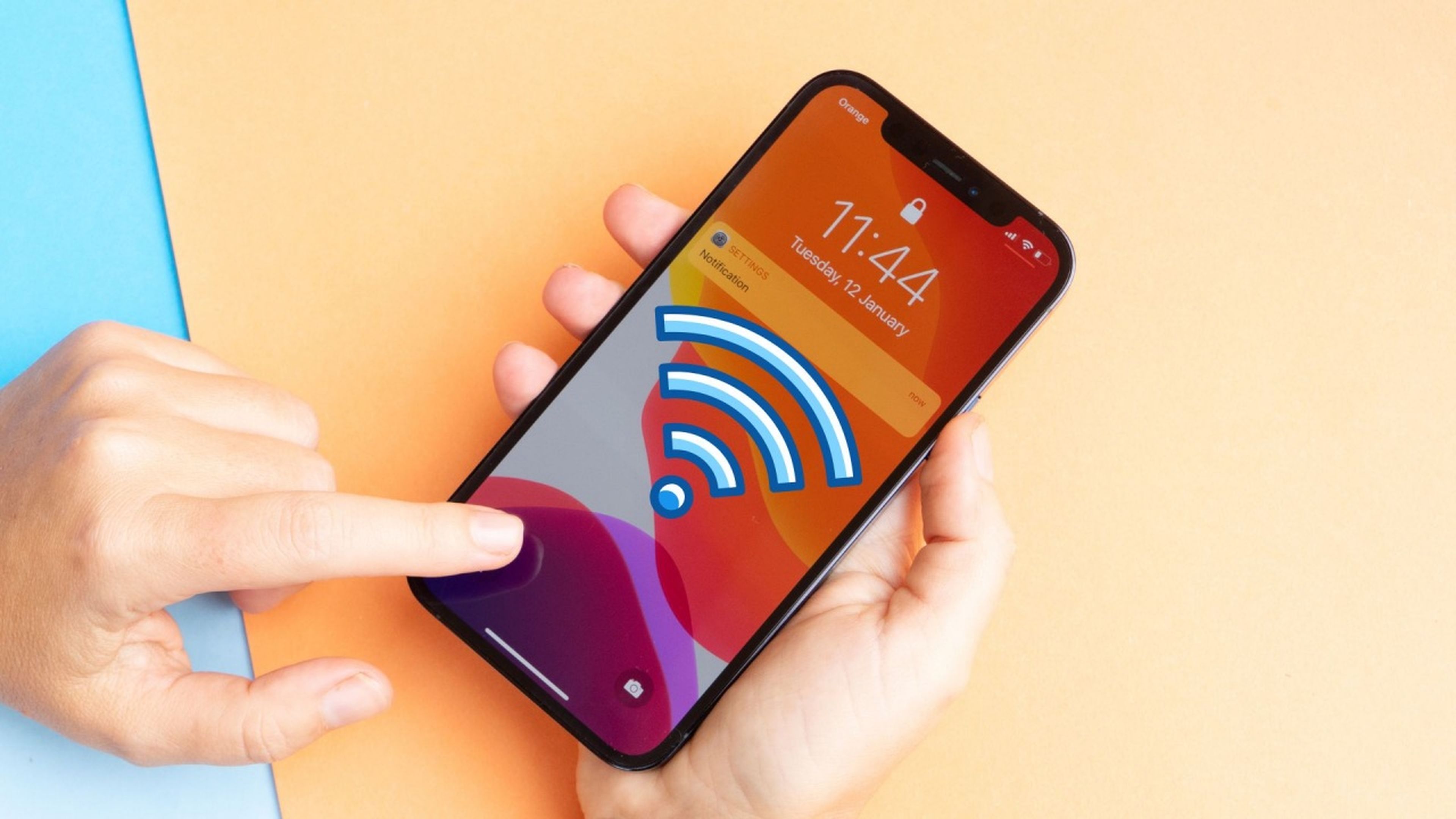Using WiFi on iPhone to view password