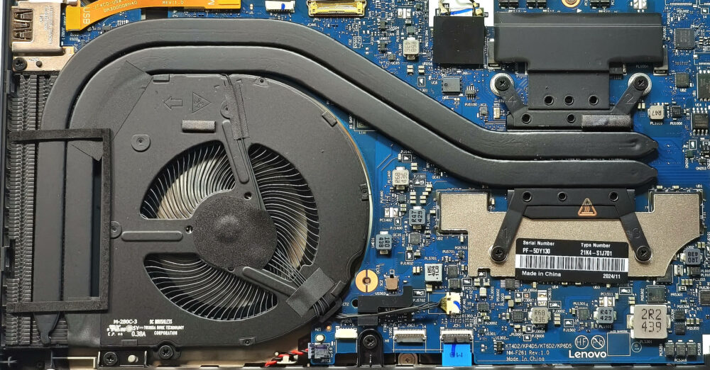 ThinkPad T14 第四代 AMD 散热系统