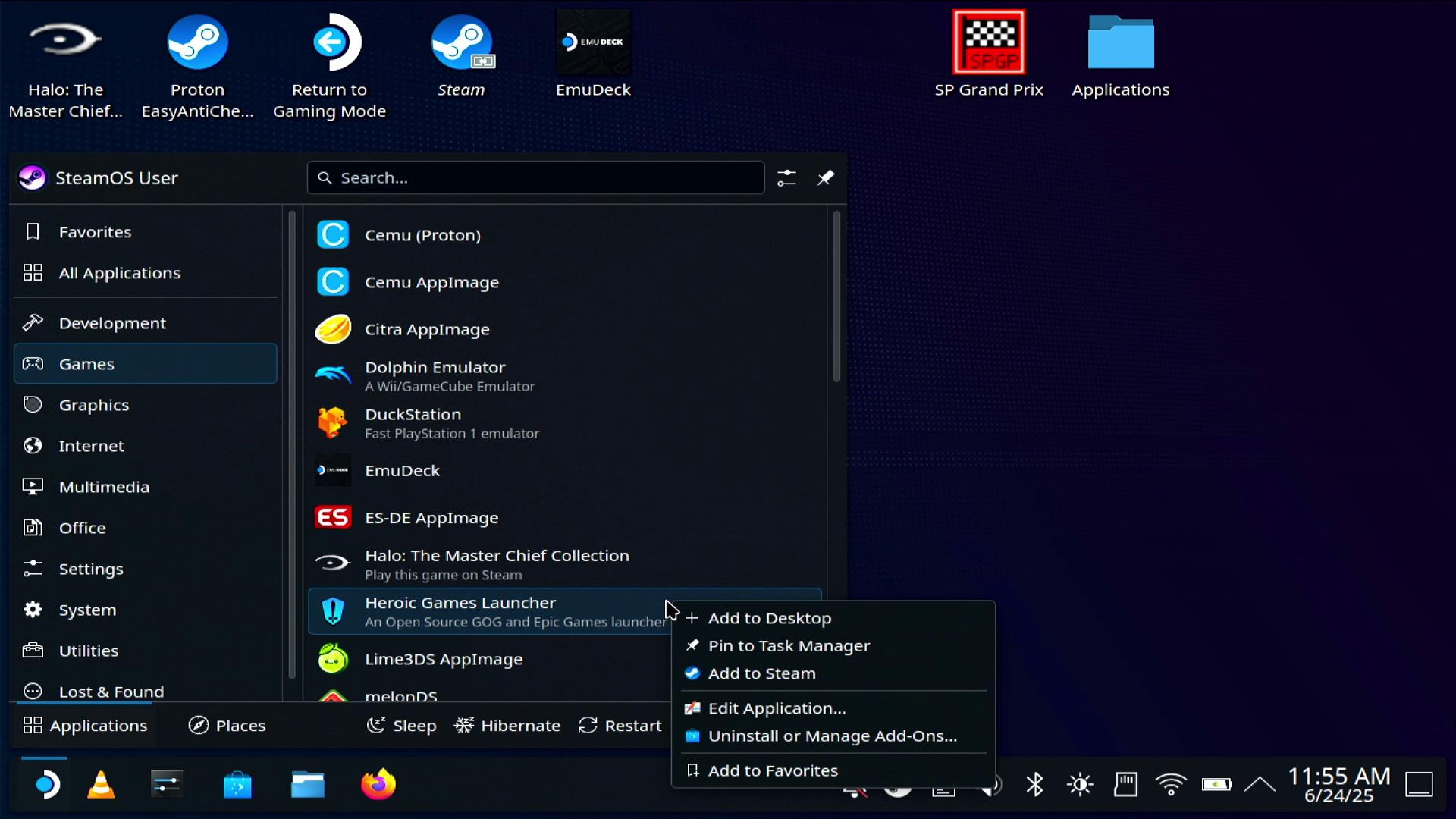 Steam Deck: ขยายคลังของคุณด้วย Heroic ใน 5 ขั้นตอนง่ายๆ 💥💻 19 Icono de Heroic Games Launcher añadido a biblioteca Steam en Steam Deck