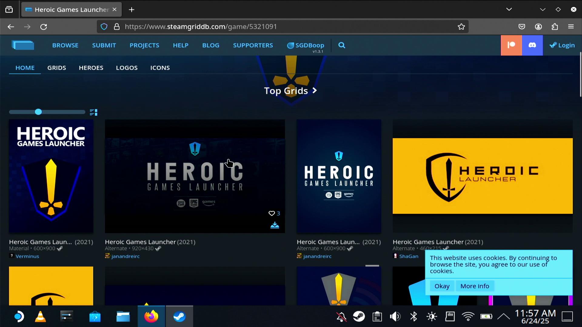 Steam Deck: ขยายคลังของคุณด้วย Heroic ใน 5 ขั้นตอนง่ายๆ 💥💻 21 Descargando arte personalizado para Heroic Games Launcher desde SteamGridDB