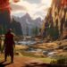 Sekiro su PS5 nel 2026: un guerriero samurai con la katana che osserva una valle montuosa con un fiume e templi sullo sfondo, grafica migliorata e un'epica ambientazione in stile Giappone feudale.